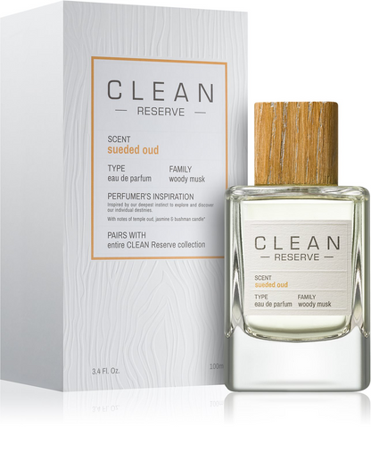 Clean, Reserve - Sueded Oud, Парфюмна вода, Унисекс, 50 мл