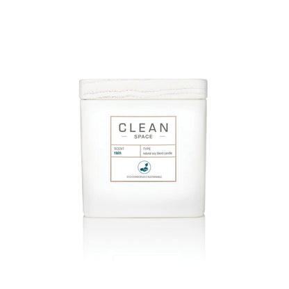 Clean, Space Rain, Ароматизирана свещ, 227 г