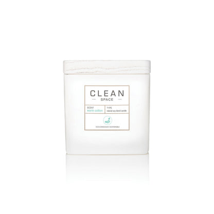 Clean, Space Warm Cotton, Ароматизирана свещ, 227 г