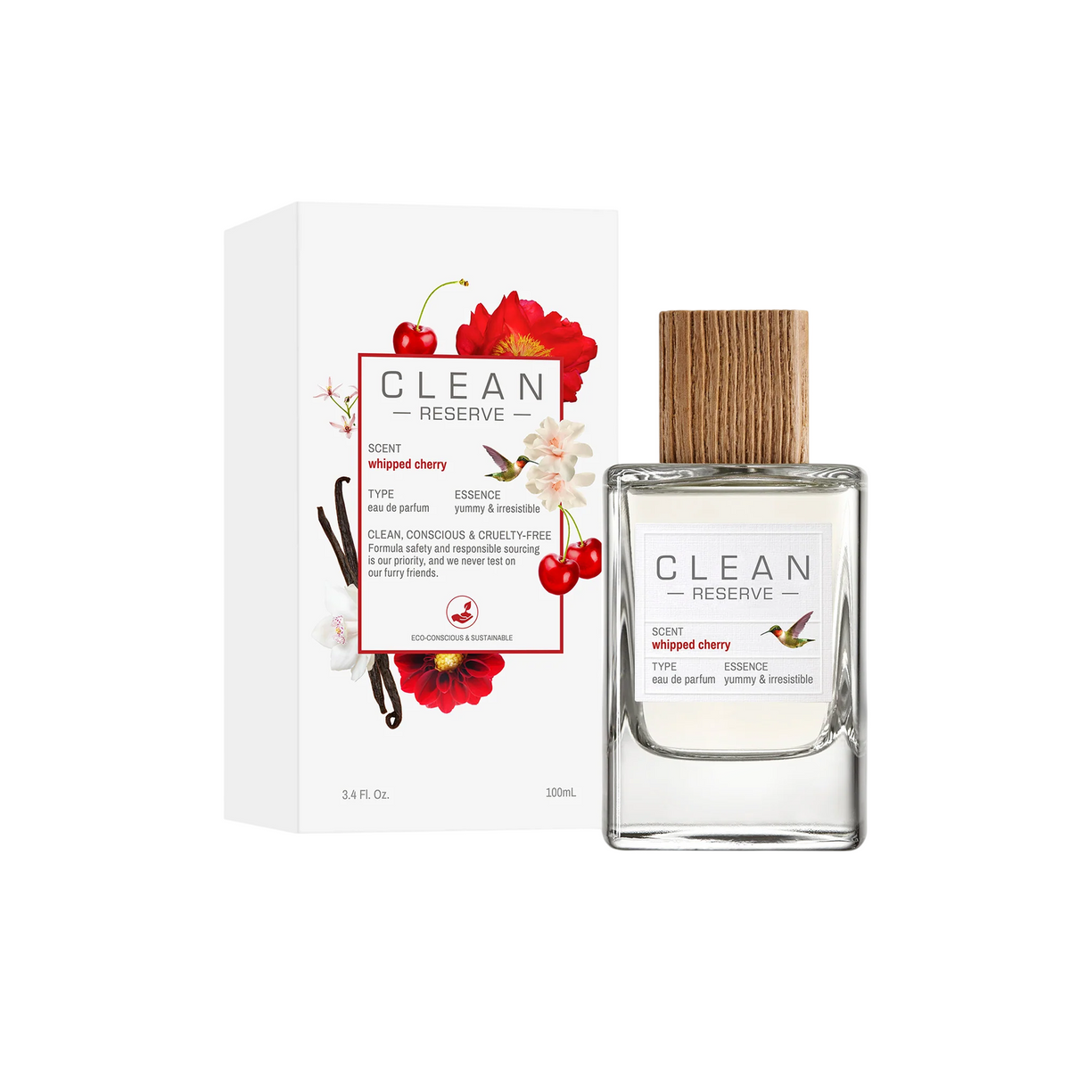 Clean, Whipped Cherry, Парфюмна вода, Унисекс, 100 мл