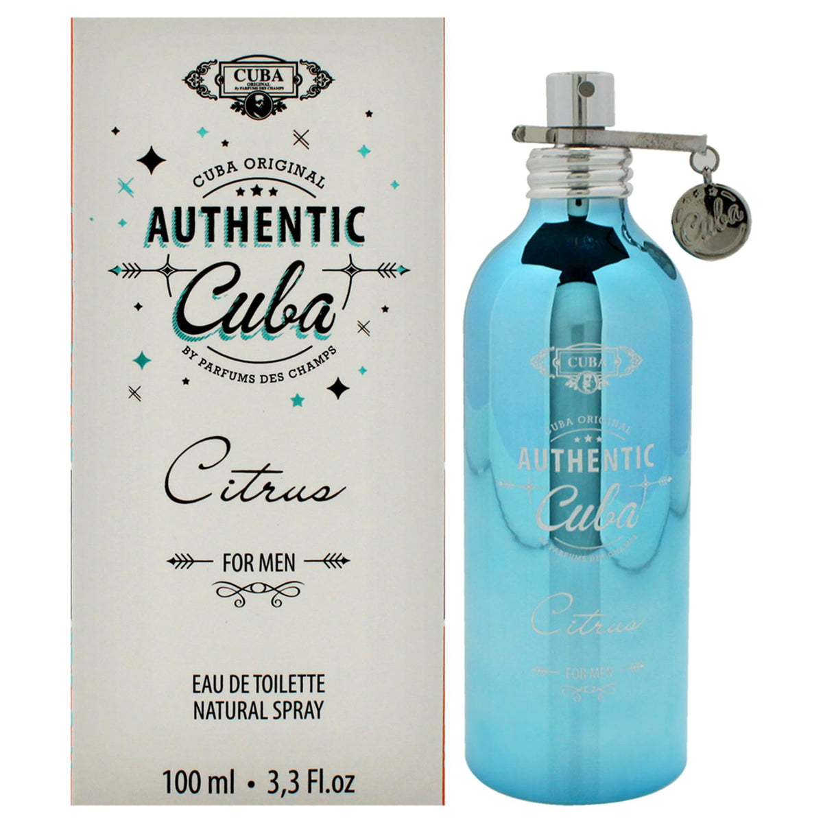 Cuba Authentic, Citrus, Тоалетна вода, За мъже, 100 мл