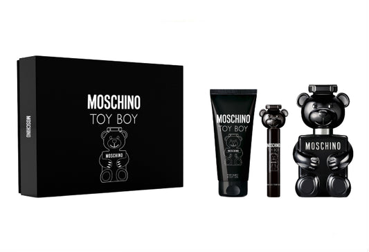 Moschino Toy Boy Gift Set - EDT 100 ml + Body Gel 100 ml + EDT 10 ml за мъже Zinora.bg