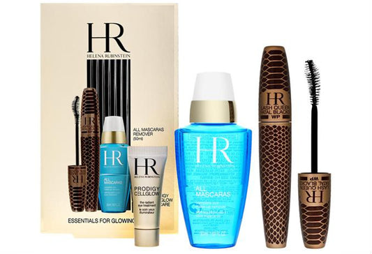 Helena Rubinstein Essentials For Glowing Eyes Gift Set - Mascara Waterproof 7.2 ml + Mascaras Remover 50ml + Eye Care 3 ml за жени Zinora.bg