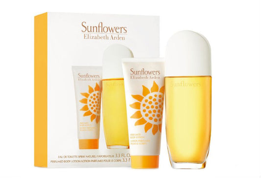Elizabeth Arden Sunflowers Gift Set - EDT 100 ml + Body Lotion 100 ml за жени Zinora.bg
