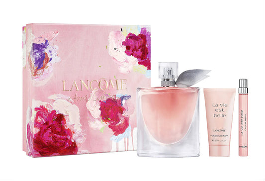 Lancome La Vie est Belle Gift Set - EDP 100 ml + Body Lotion 50 ml + EDP 10 ml за жени Zinora.bg