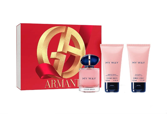 Armani My Way Gift Set - EDP 50 ml + Shower Gel 50 ml + Body Lotion 50 ml за жени Zinora.bg