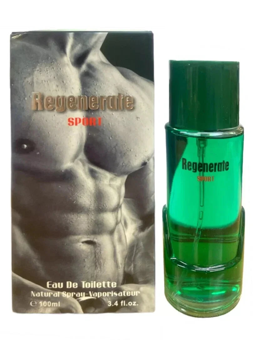 Fine Perfumery, Regenerate Sport Green, Тоалетна вода, За мъже, 100 мл