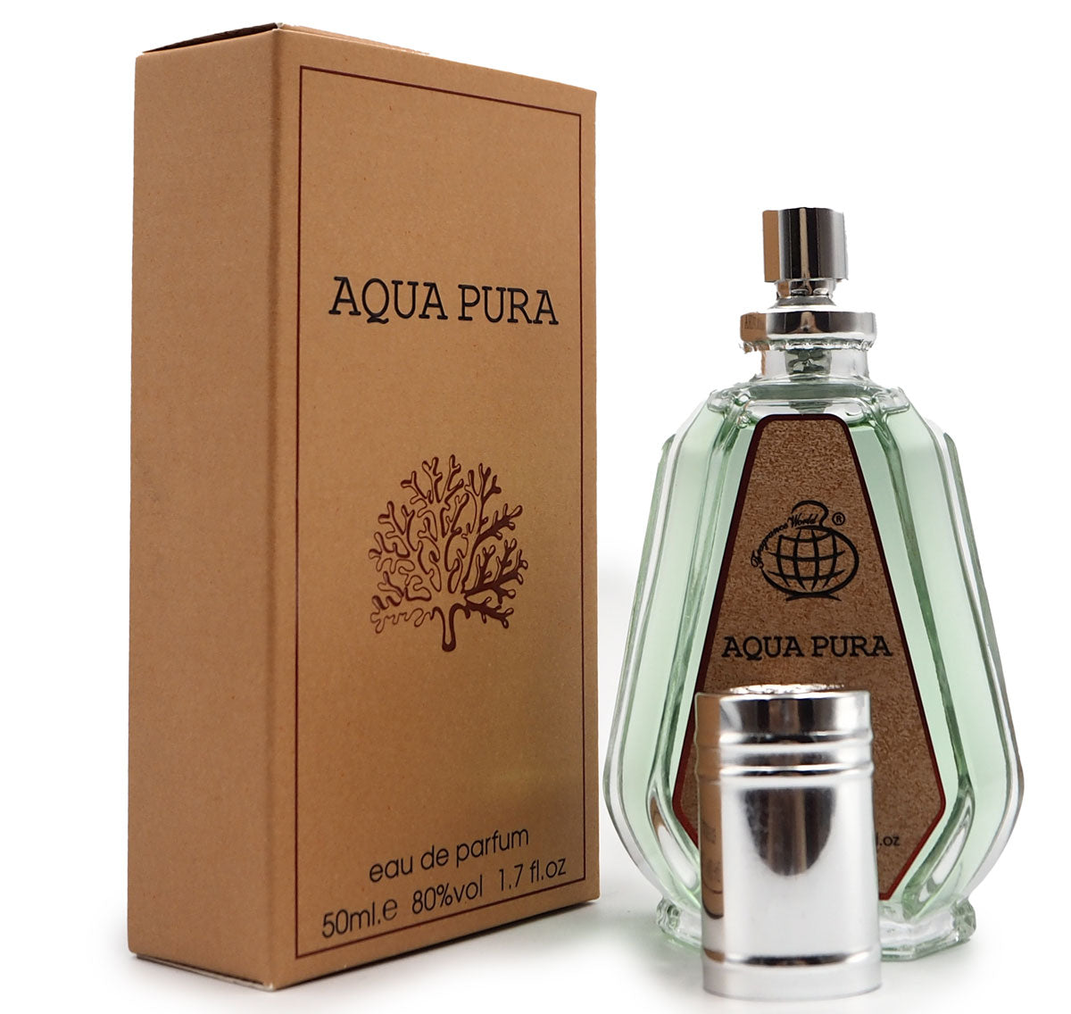 Fragrance World, Aqua Pura, Парфюмна вода, Унисекс, 50 мл