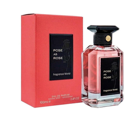  Fragrance World Pose As Rose, парфюм за жени, 100 мл - Zinora.bg Zinora.bg