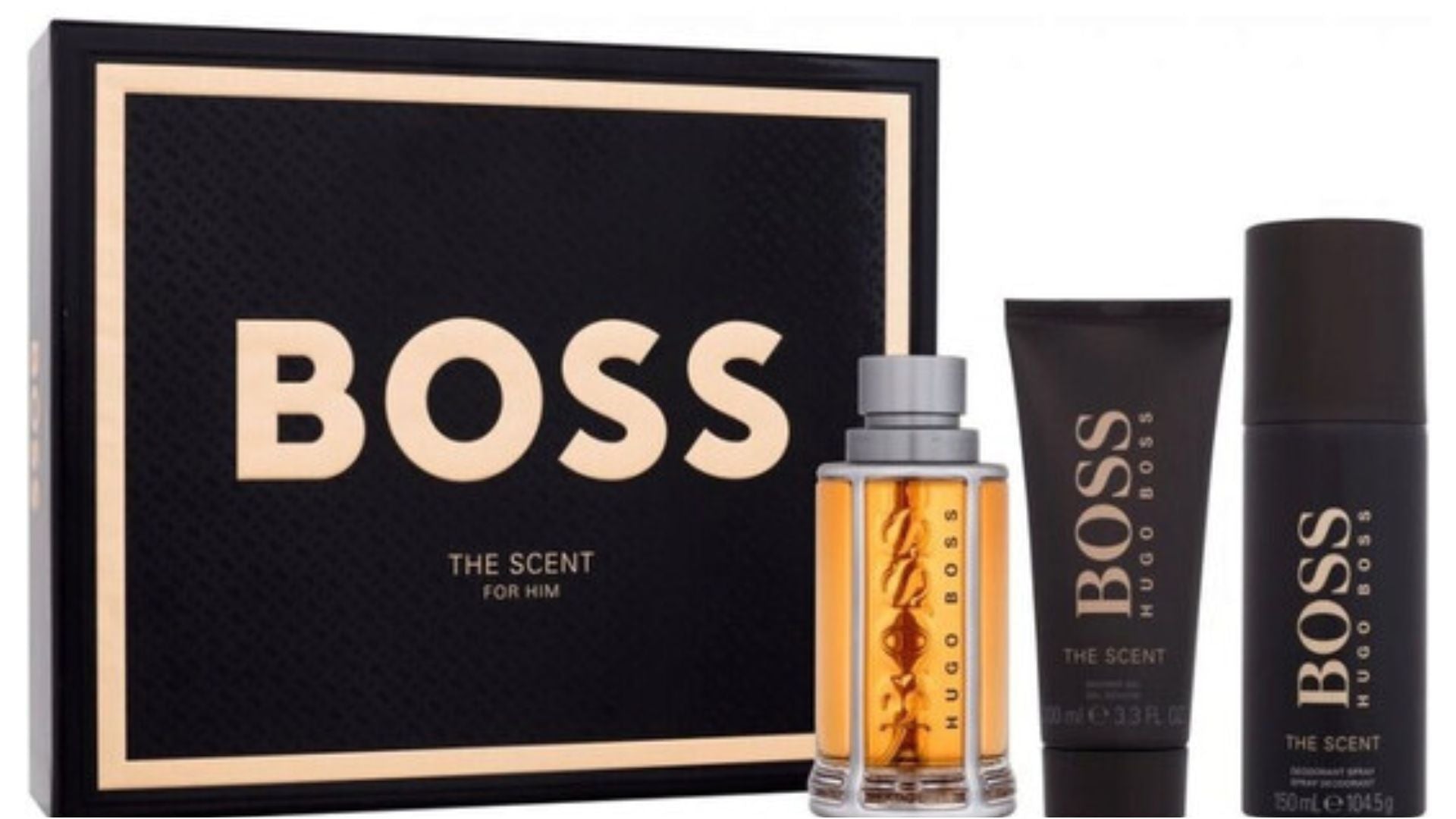 Hugo Boss The Scent - EDT 100 ml + Deodorant 150 ml + Shower Gel 100 ml за мъже