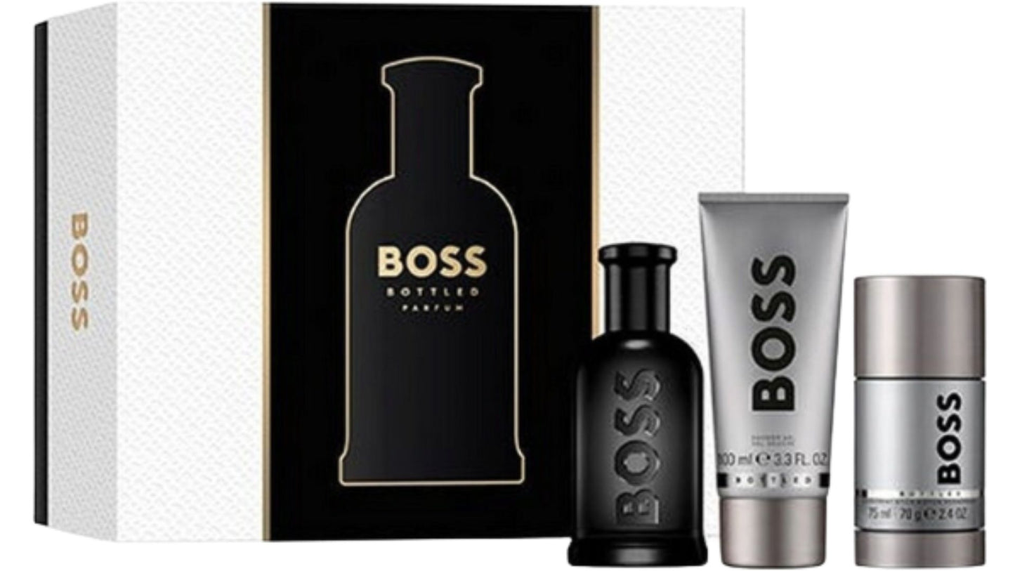 Hugo Boss Bottled Parfum - Еxtrait De Parfum 100 ml + Shower gel 100 ml + Deodorant Stick 75 gr за мъже