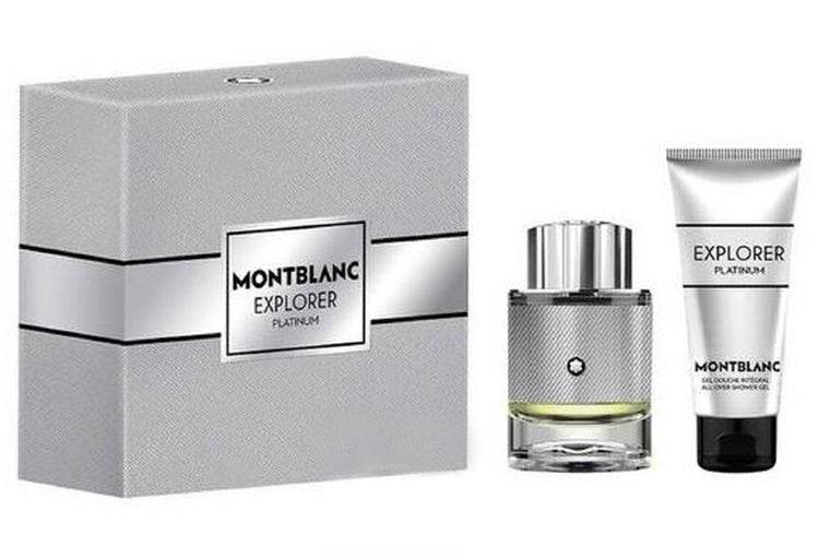 Mont Blanc Explorer Platinum Gift Set - EDP 60 ml + Shower Gel 100 ml за мъже