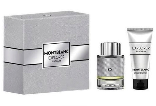 Mont Blanc Explorer Platinum Gift Set - EDP 60 ml + Shower Gel 100 ml за мъже Zinora.bg