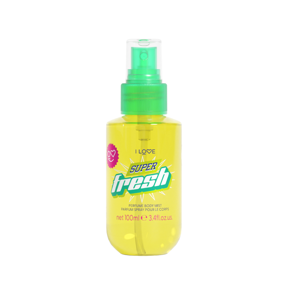 I Love, Super Fresh, Ароматизиран спрей, За жените, 100 мл