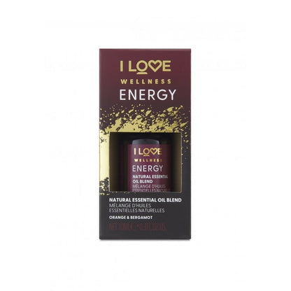 I Love, Wellness Energy, Оранжево & Бергамот, Етерично масло, 10 мл