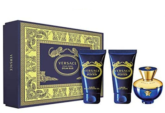 Versace Dylan Blue Gift Set - EDP 50 ml + Shower Gel 50 ml + Body Lotion 50 ml за жени Zinora.bg