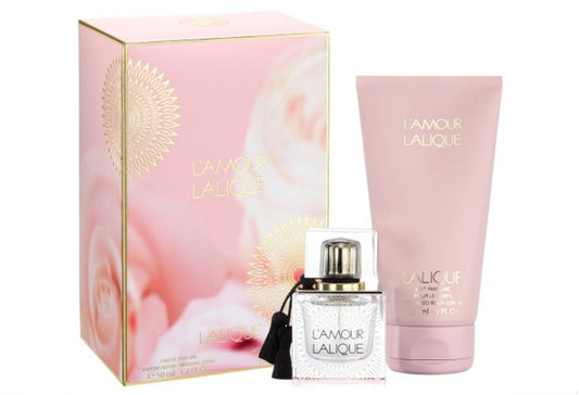 Lalique L'Amour Gift Set - EDP 100 ml + Body Lotion 150 ml за жени Zinora.bg