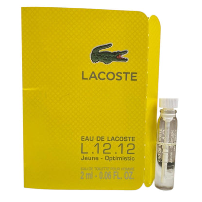 Lacoste, Eau de Lacoste L.12.12 Jaune - Optimistic, Тоалетна вода, За мъже, 2 мл Флакон