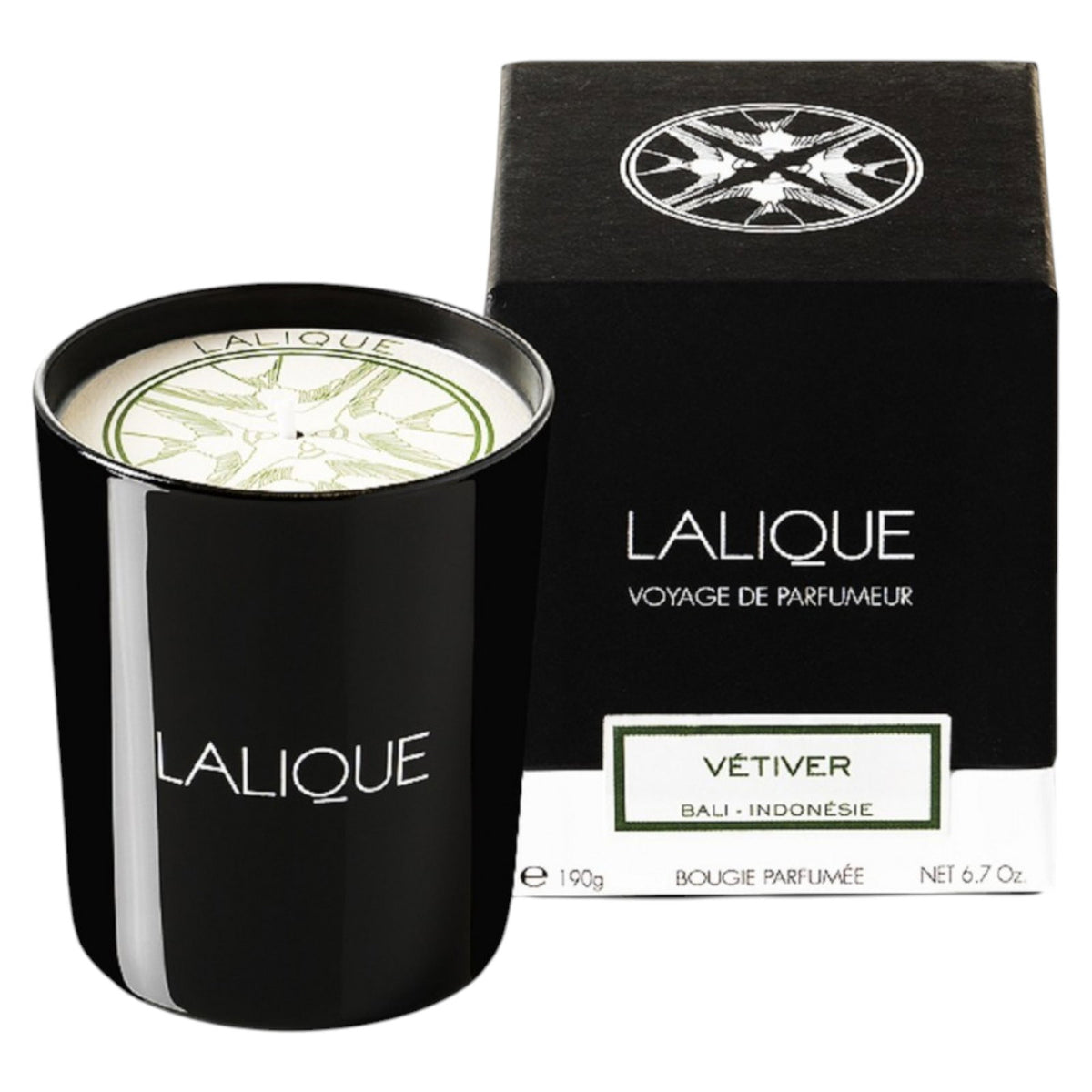 Lalique, Vetiver Bali Indonesie, Ветивер, Ароматизирана свещ, 190 г