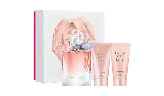 Lancome La Vie est Belle Gift Set - EDP 50ml + Body Lotion 50ml + Shower Gel 50ml за жени Zinora.bg