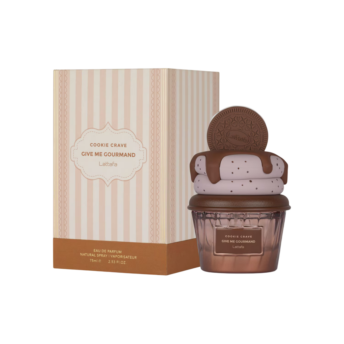 Lattafa, Give Me Gourmand Cookie Crave, Парфюмна вода, Унисекс, 75 мл
