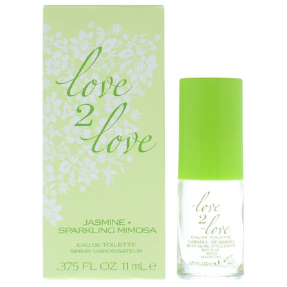 Love 2 Love, Jasmine + Sparkling Mimosa, Тоалетна вода, За жените, 11 мл