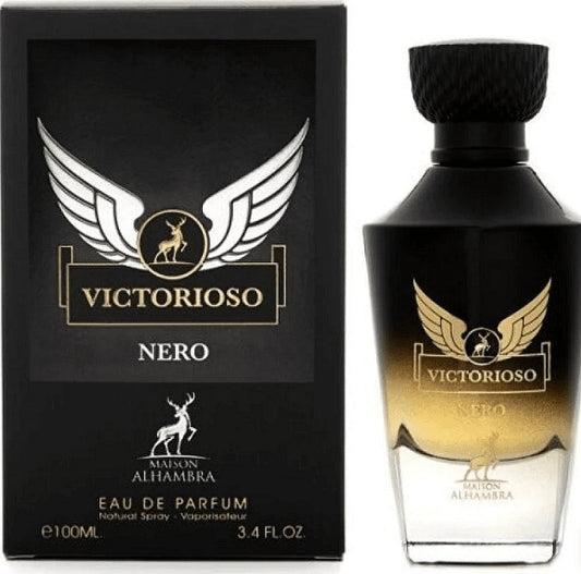  Мъжки парфюм Lattafa Maison Alhambra Victorioso Nero, 100 мл, EDP - Zinora.bg Zinora.bg