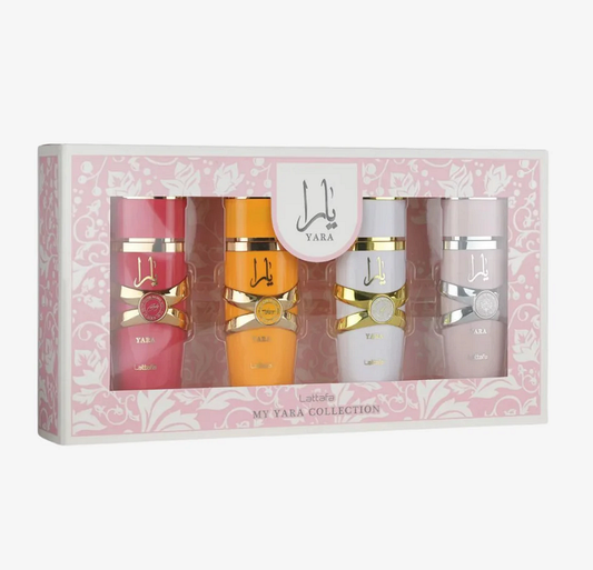 Lattafa My Yara Collection Gift Set Комплект парфюми за жени 4 х 25 мл. Zinora.bg
