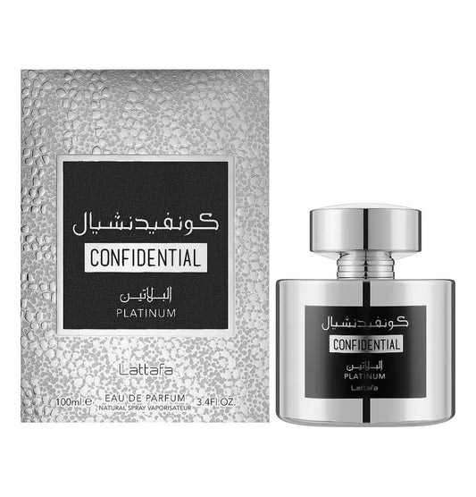  Мъжки парфюм Lattafa Confidential Platinum, 100 мл, EDP - Zinora.bg Zinora.bg