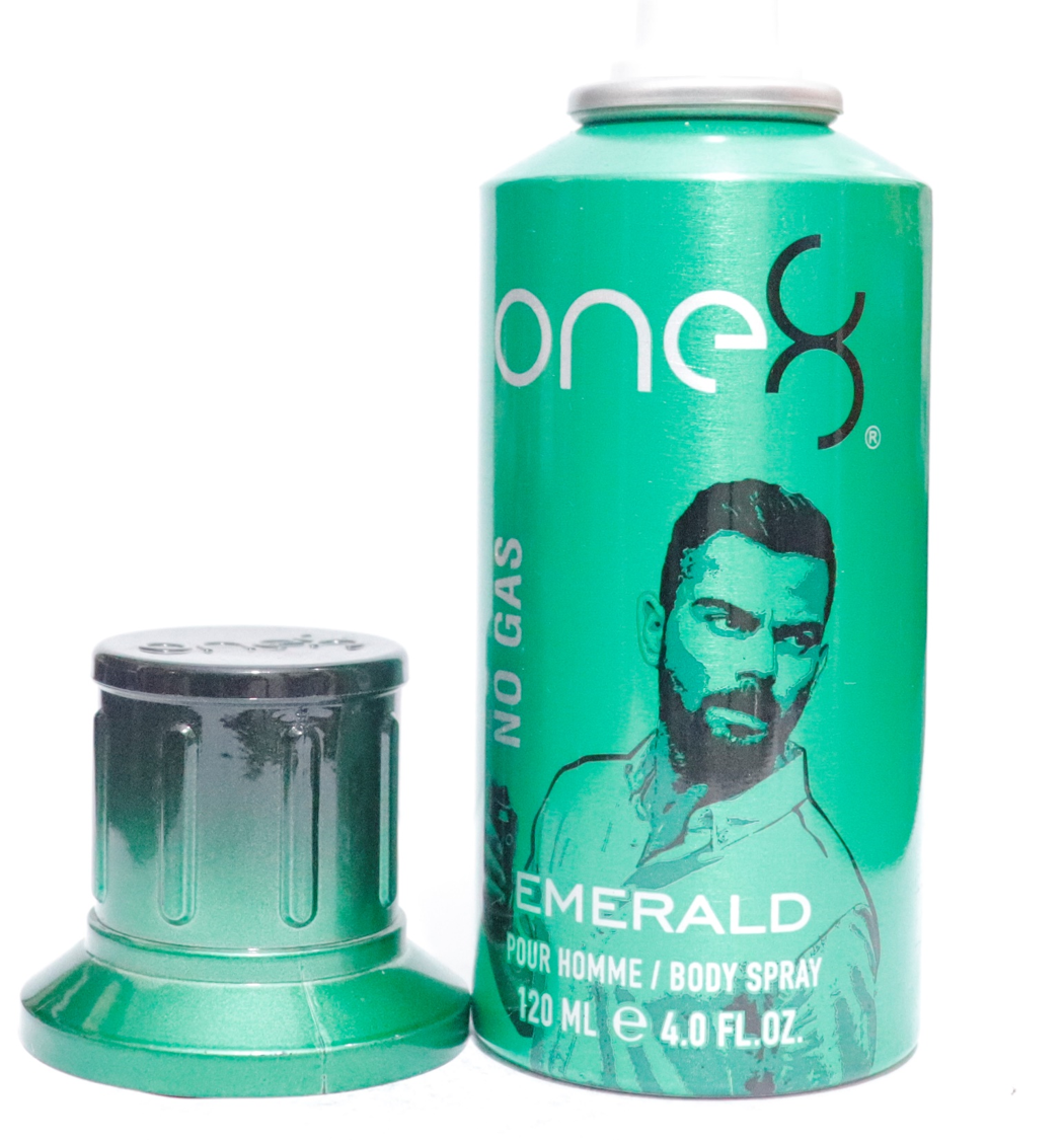 One 8, Emerald No Gas, Ароматизиран спрей, За мъже, 120 мл