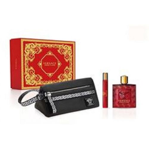  Versace  Eros Flame M Set - EdP 100 ml + EdP 10 ml + pouch /2018 - Zinora.bg Zinora.bg