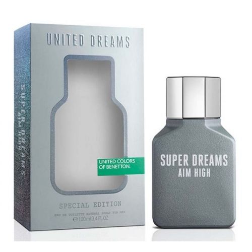  Benetton UCB Тоалетна вода за мъже Utd Dreams Super Dreams Aim High M EdT 100 ml - Zinora.bg Zinora.bg