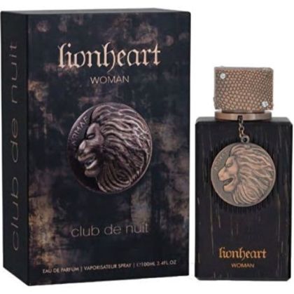 Armaf Club De Nuit Lionheart Woman Дамски парфюм 100 ml 
DNA - Goddess Burberry, Lattafa Angham
Връхни нотки са ванилия и лавандула; средни нотки са джинджифил и какао; базова нотка е ванилов абсолют. Zinora.bg