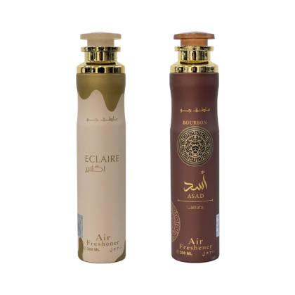 Lattafa Asad Bourbon и  Lattafa Eclaire комплект освежители за въздух 300 ml