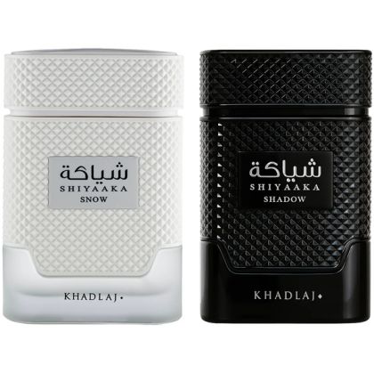 Khadlaj Shiyaaka Snow & Khadlaj Shiyaaka Shadow Унисекс парфюми комплект 2 x 100 ml