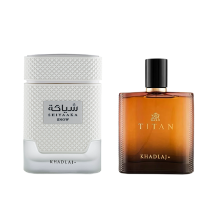 Khadlaj Shiyaaka Snow & Khadlaj Titan Унисекс парфюми комплект 2 x 100 ml Zinora.bg