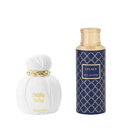 Комбо Свети Валентин - Maison Asrar Milky Way & Legacy 2x100 ml Zinora.bg