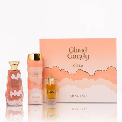 Khadlaj Cloud Candy Подаръчен комплект Дамски парфюм 100 ml  + Дезодорант 200ml + Парфюмно масло  24ml Zinora.bg