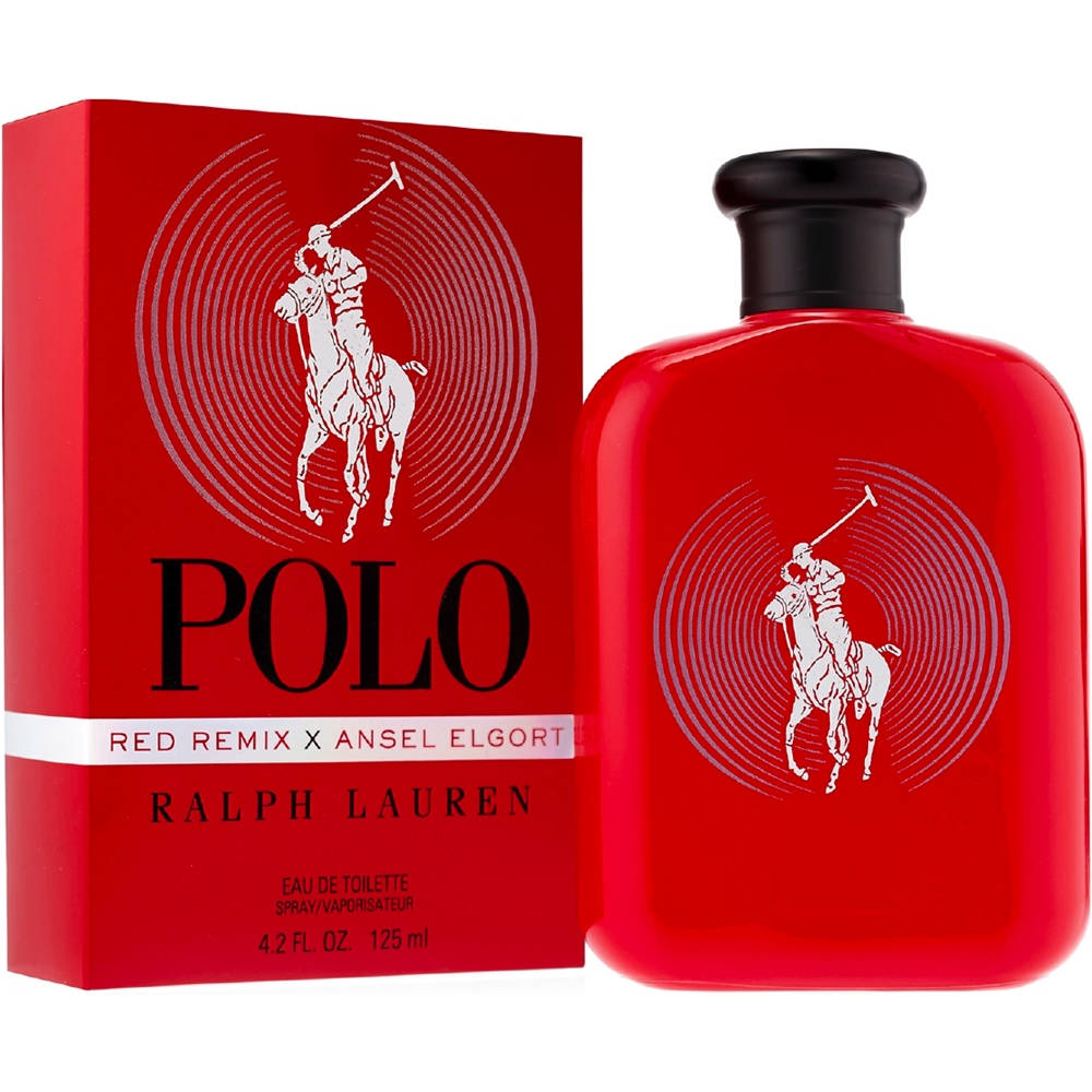 Ralph Lauren, Polo Red Remix X Ansel Elgort, Тоалетна вода, За мъже, 125 мл