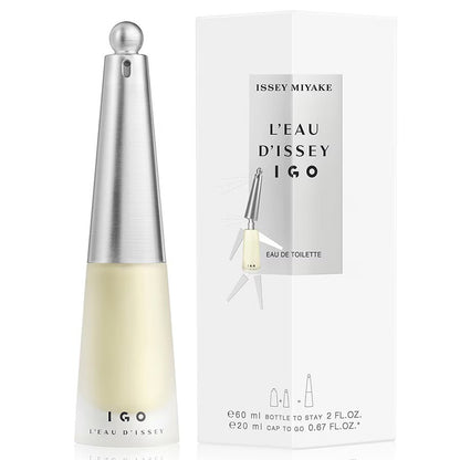 Set Issey Miyake: L'Eau d'Issey Igo, Eau De Toilette, For Women, 60 ml + L'Eau d'Issey Igo, Eau De Toilette, For Women, 20 ml