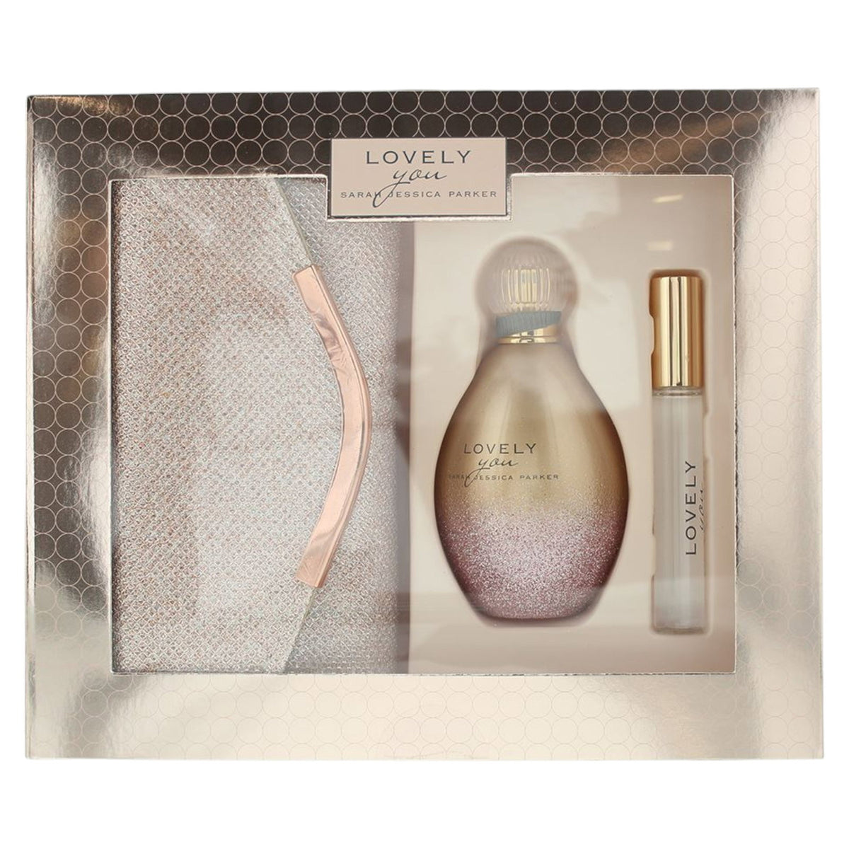 Set Sarah Jessica Parker: Lovely You, Eau De Parfum, For Women, 100 ml + Lovely You, Eau De Parfum, For Women, 10 ml + Lovely You Top-Handle Bags