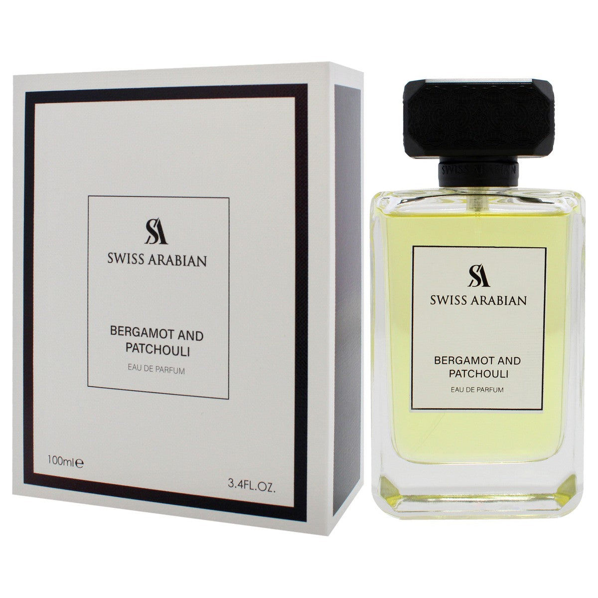 Swiss Arabian, Bergamot And Patchouli, Парфюмна вода, За мъже, 100 мл