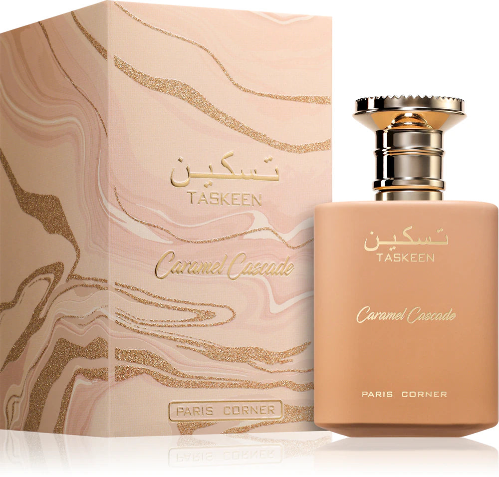Paris Corner Taskeen Caramel Cascade EDP 100 мл. Вдъхновен от: Giardini di Toscana Bianco Latte EDP 100 ml (сходен с Lattafa Eclaire)!