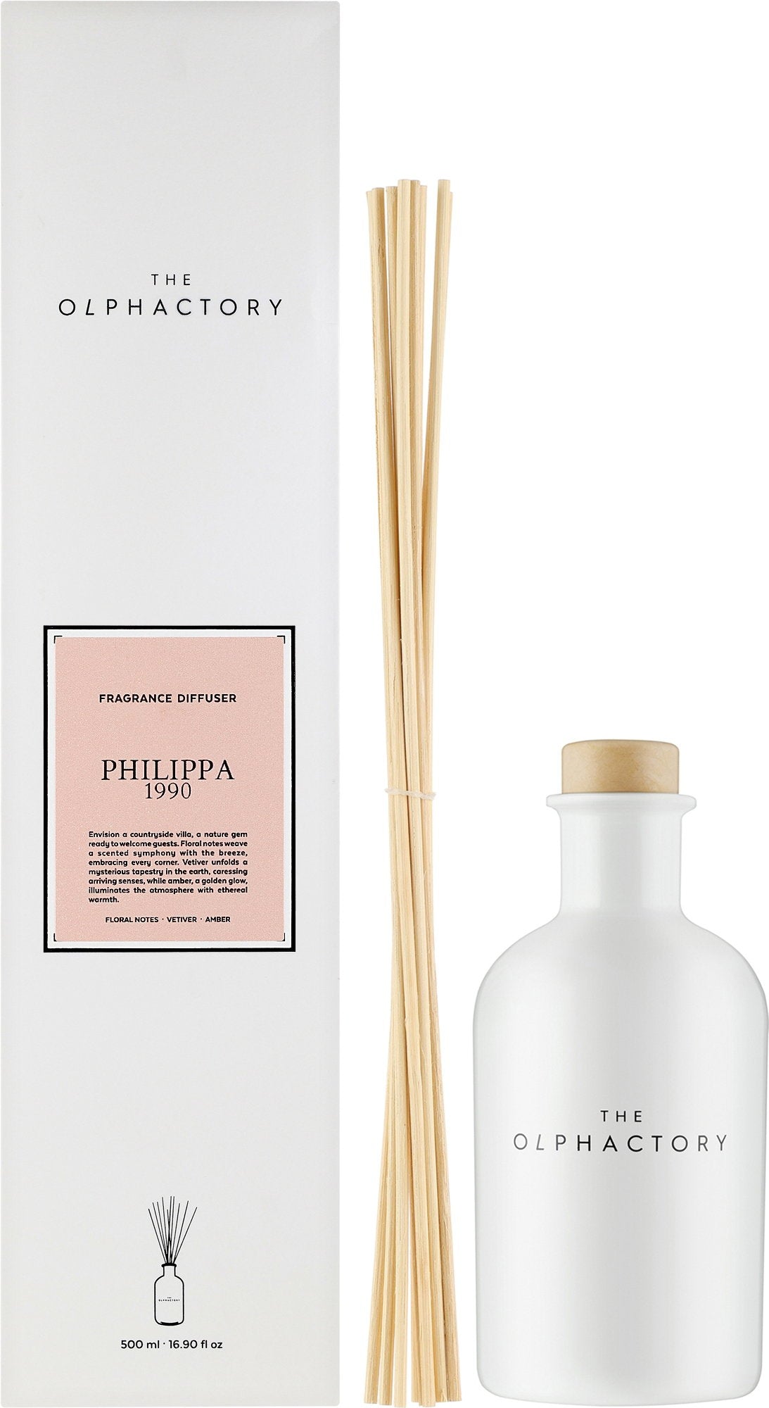 The Olphactory, Philippa 1990, Ароматни пръчици, Ароматизатор с пръчици, 500 мл