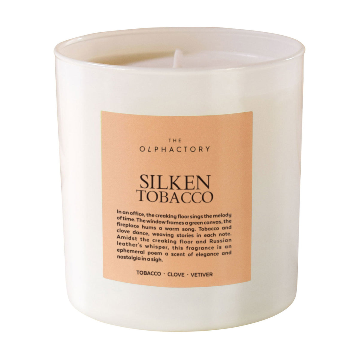 The Olphactory, Silken Tobacco, Ароматизирана свещ, 310 г