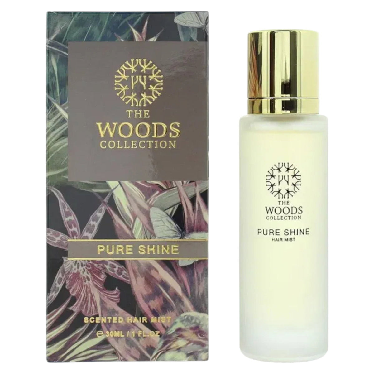 The Woods Collection, Pure Shine, Миризлива мъгла за коса, За жените, Ананас, 30 мл