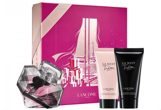 Lancome La Nuit Tresor Gift Set - EDP 50 ml + Shower Gel 50 ml + Body Lotion 50 ml за жени Zinora.bg