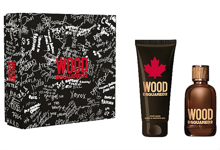 Dsquared2 Wood for Him Gift Set - EDT 100 ml + Shower Gel 150 ml за мъже