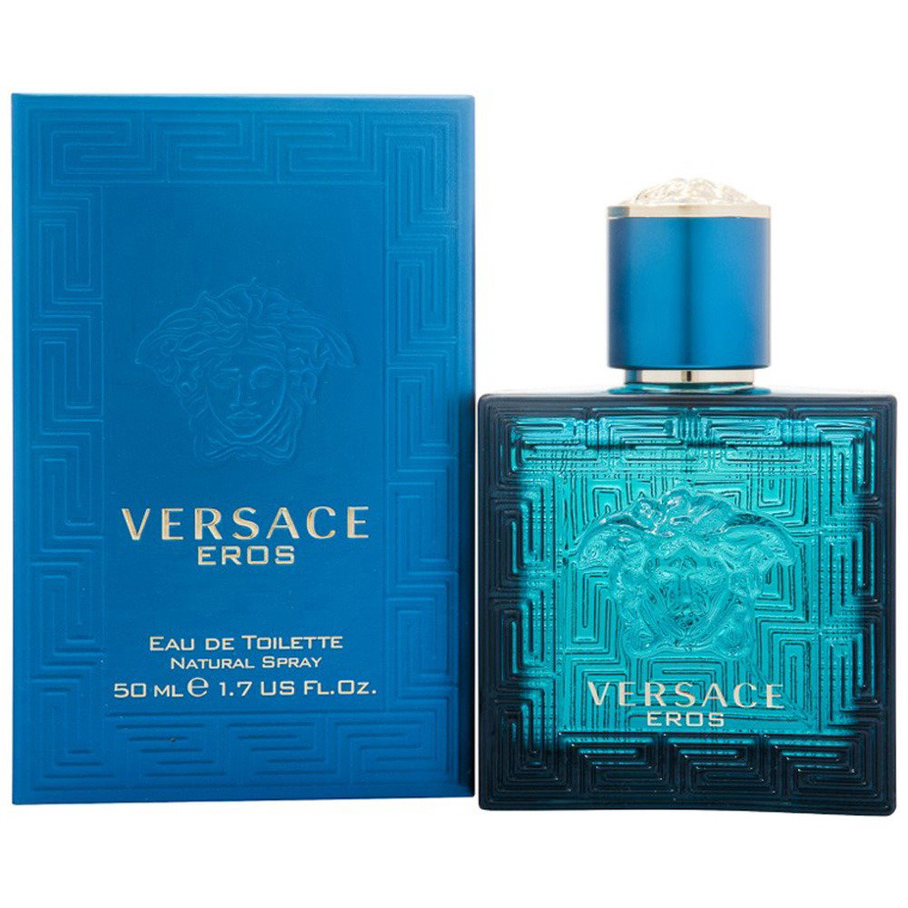Versace, Eros, Тоалетна вода, За мъже, 50 мл