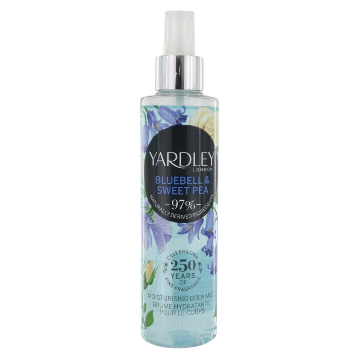 Yardley, Bluebell and Sweetpea, Ароматизиран спрей, За жените, 200 мл